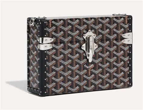 goyard cassette trunk bag|goyard steamer trunk.